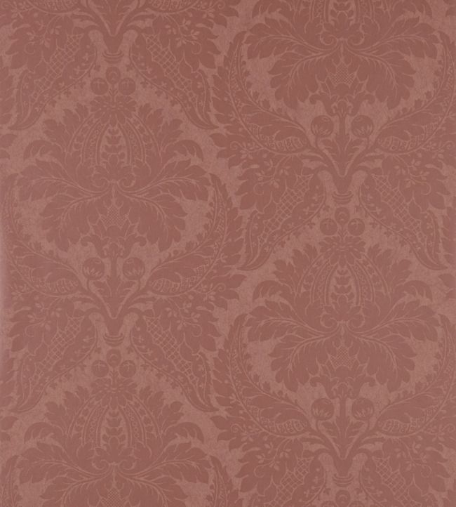 Malmaison Damask Wallpaper - Red - Zoffany