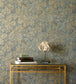 Fresco Secco Wallpaper - Blue - Zoffany