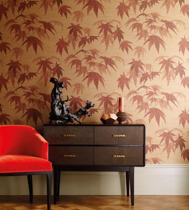 Acer Wallpaper - Orange - Zoffany