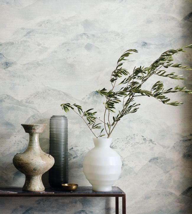 Sansui Wallpaper - Gray - Zoffany