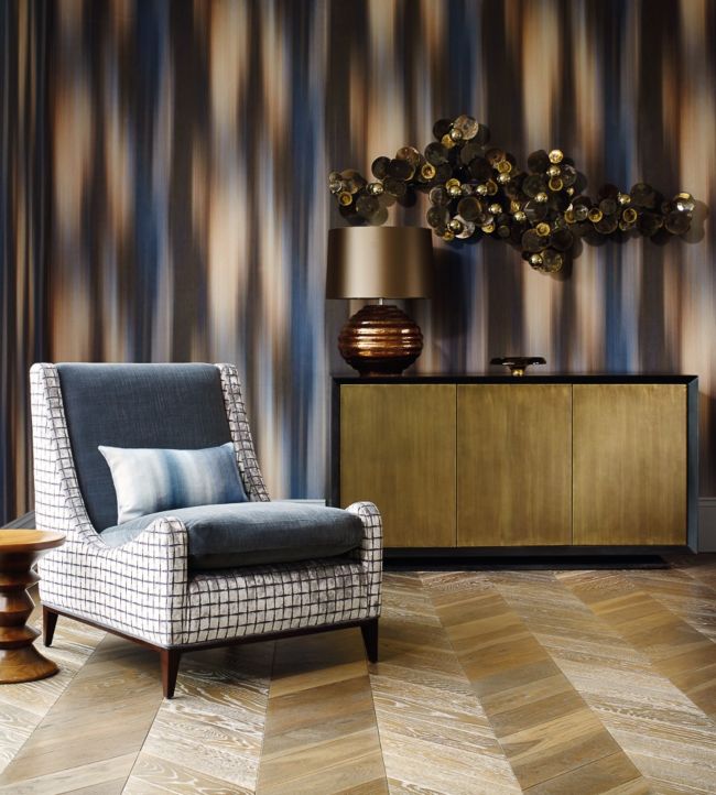 Atmosfera Wallpaper - Brown - Zoffany