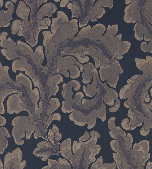 Acantha Wallpaper - Blue - Zoffany