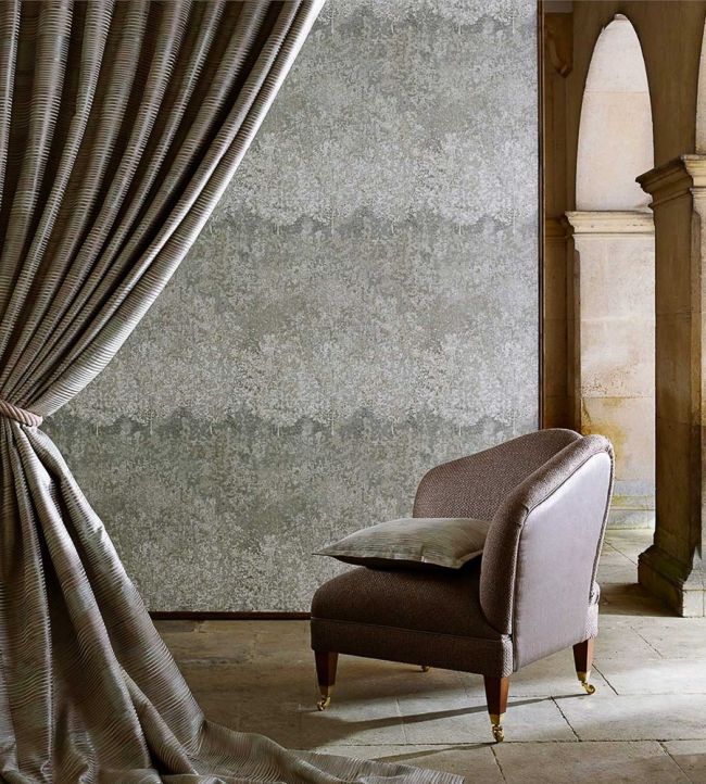 Belvoir Wallpaper - Gray - Zoffany