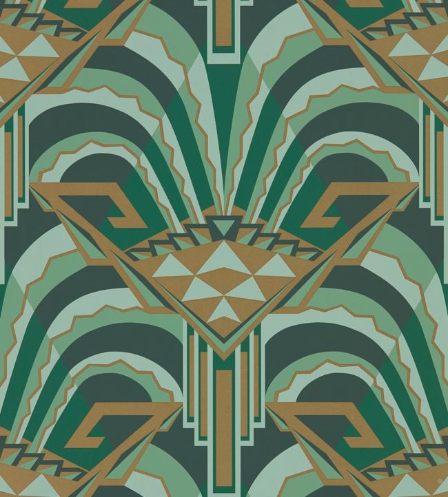 Conway Wallpaper - Green - Zoffany