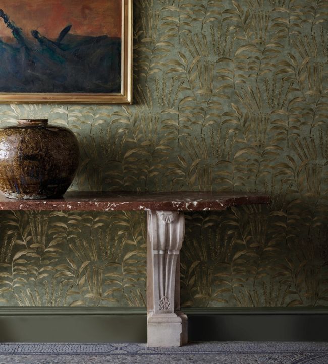 Highclere Wallpaper - Sand - Zoffany