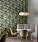 Abstract 1928 Wallpaper - Green - Zoffany