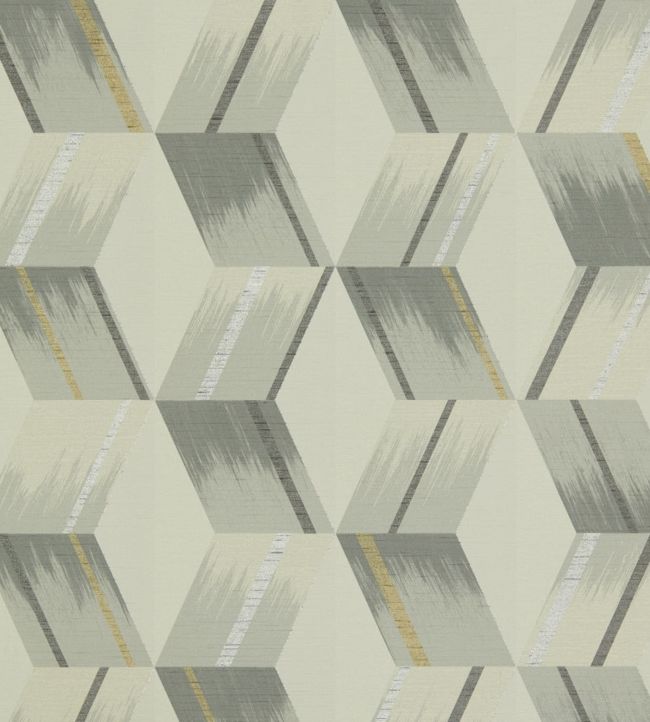 Rhombi Wallpaper - Gray - Zoffany