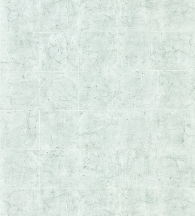 Piastrella Wallpaper - Silver - Zoffany