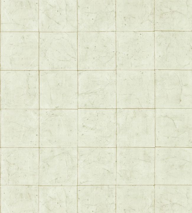 Piastrella Wallpaper - White - Zoffany