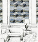 Royal Exchange Wallpaper - Blue - Zoffany