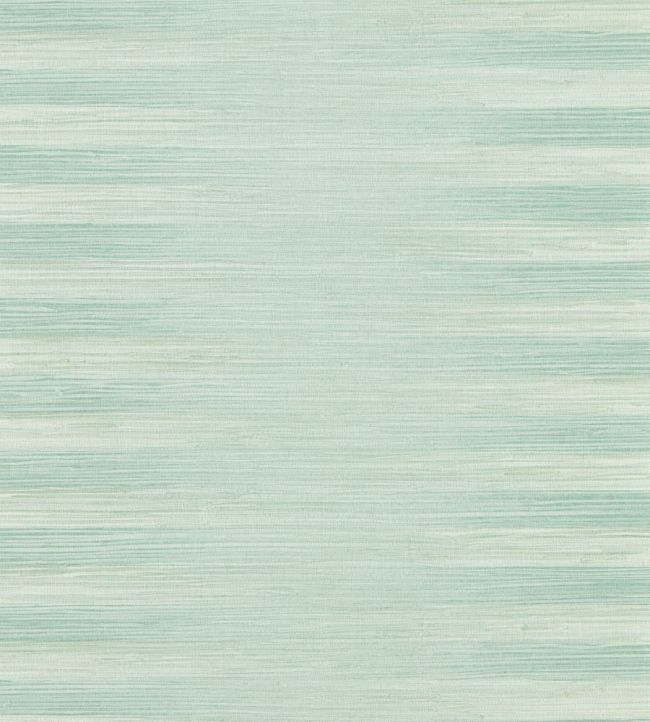 Kensington Grasscloth Wallpaper - Teal - Zoffany