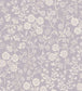 Retro Flowers Wallpaper - Purple 