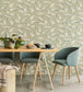 Torn Botanical Room Wallpaper - Green