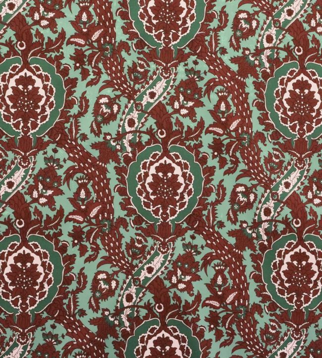 Les Indes Fabric - Brown