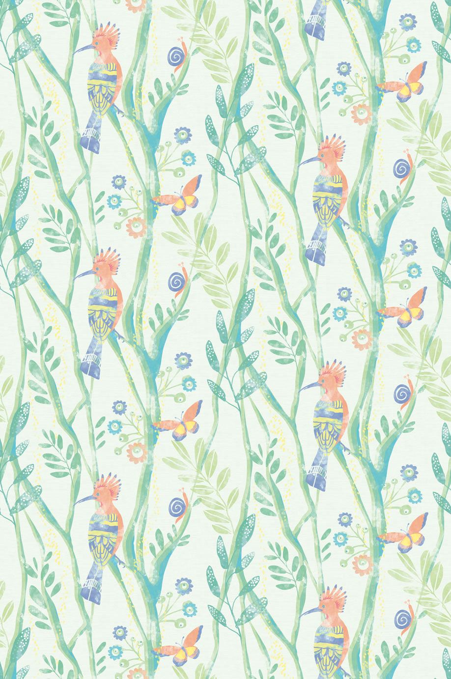 Wallpower Junior Nursey Wallpaper - Green 