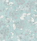 Rice II Seven Nursey Wallpaper - Blue 