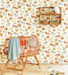 Mini Me Six Nursey Room Wallpaper - White