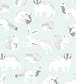 Mini Me Six Nursey Wallpaper - Green 