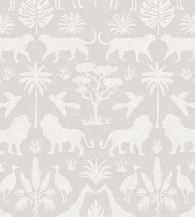 Mini Me Eight Nursey Wallpaper - Gray 