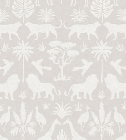 Mini Me Eight Nursey Wallpaper - Gray 