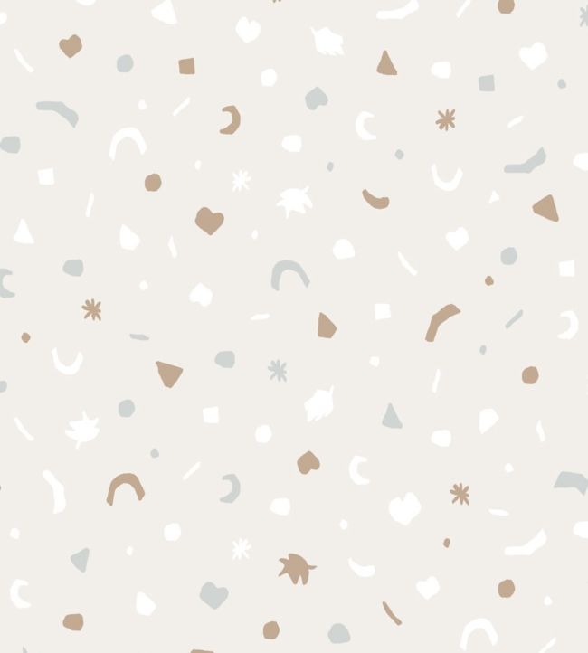 Mini Me Ten Nursey Wallpaper - Cream 