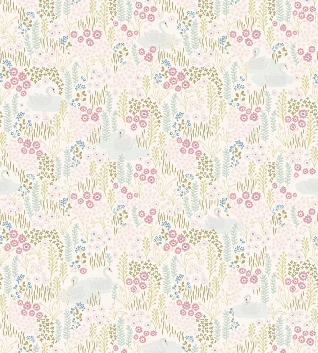 Mini Me Fourteen Nursey Wallpaper - Cream