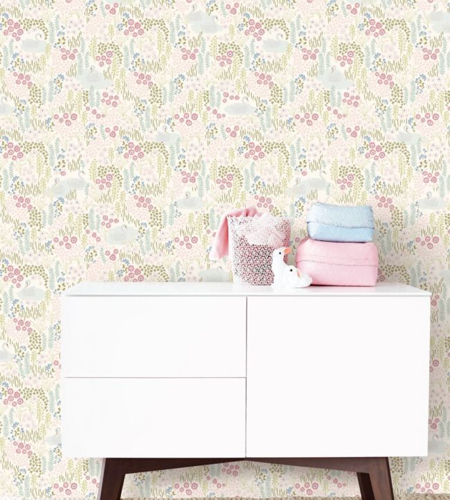 Mini Me Fourteen Nursey Room Wallpaper - Cream