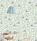 Mini Me Sixteen Nursey Room Wallpaper - Green