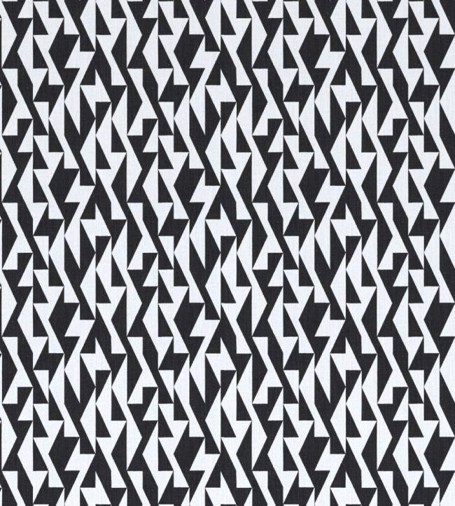 Puzzled Fabric - Black