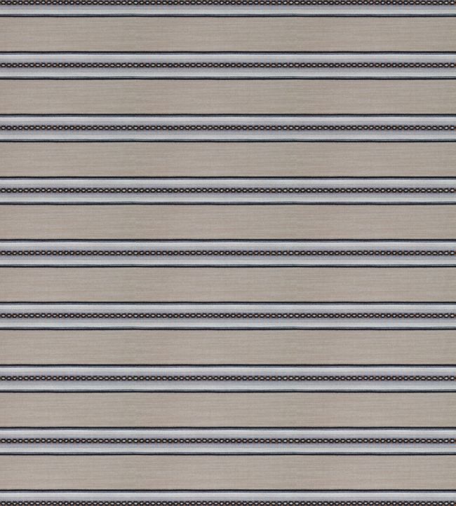 Berber Stripe Fabric - Blue 