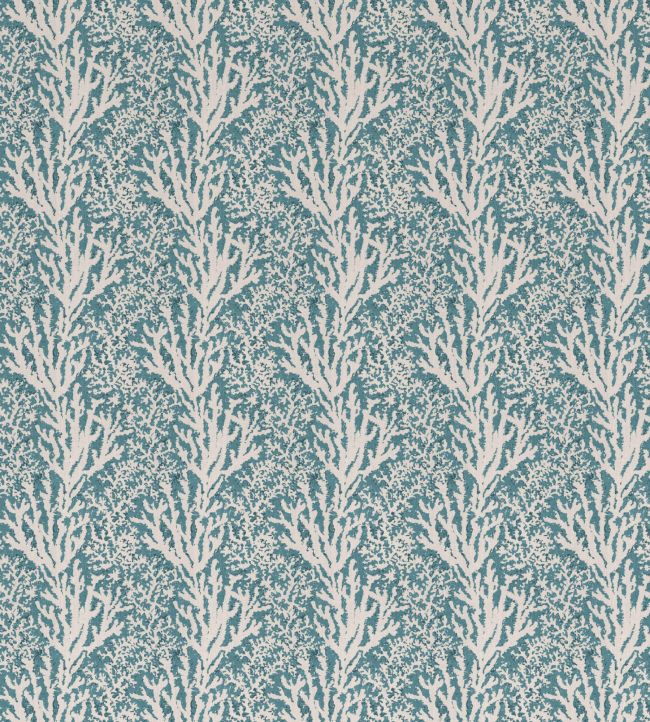 Coral Stripe Fabric - Blue 