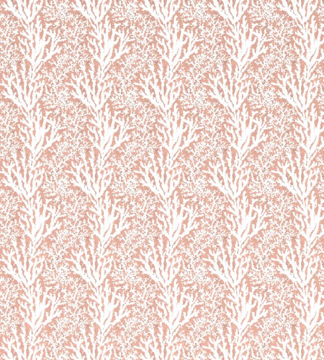 Coral Stripe Fabric - Pink