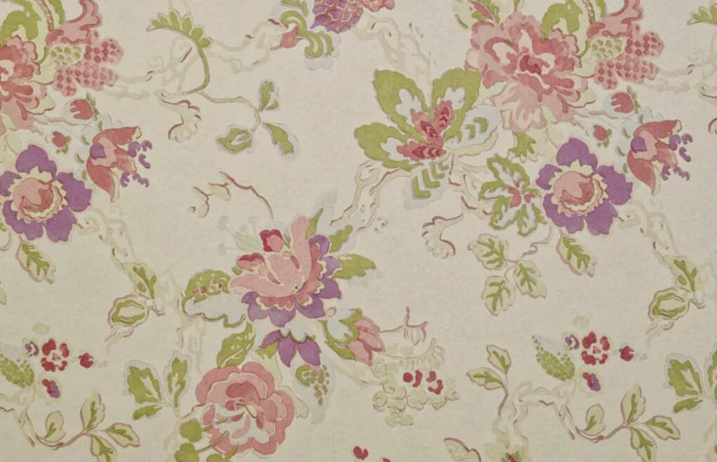 PARNHAM Plum / Moss Wallpaper