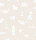 Brio Icons Nursey Wallpaper -  Pink 