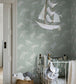 Polarn Nursey Room Wallpaper - Green