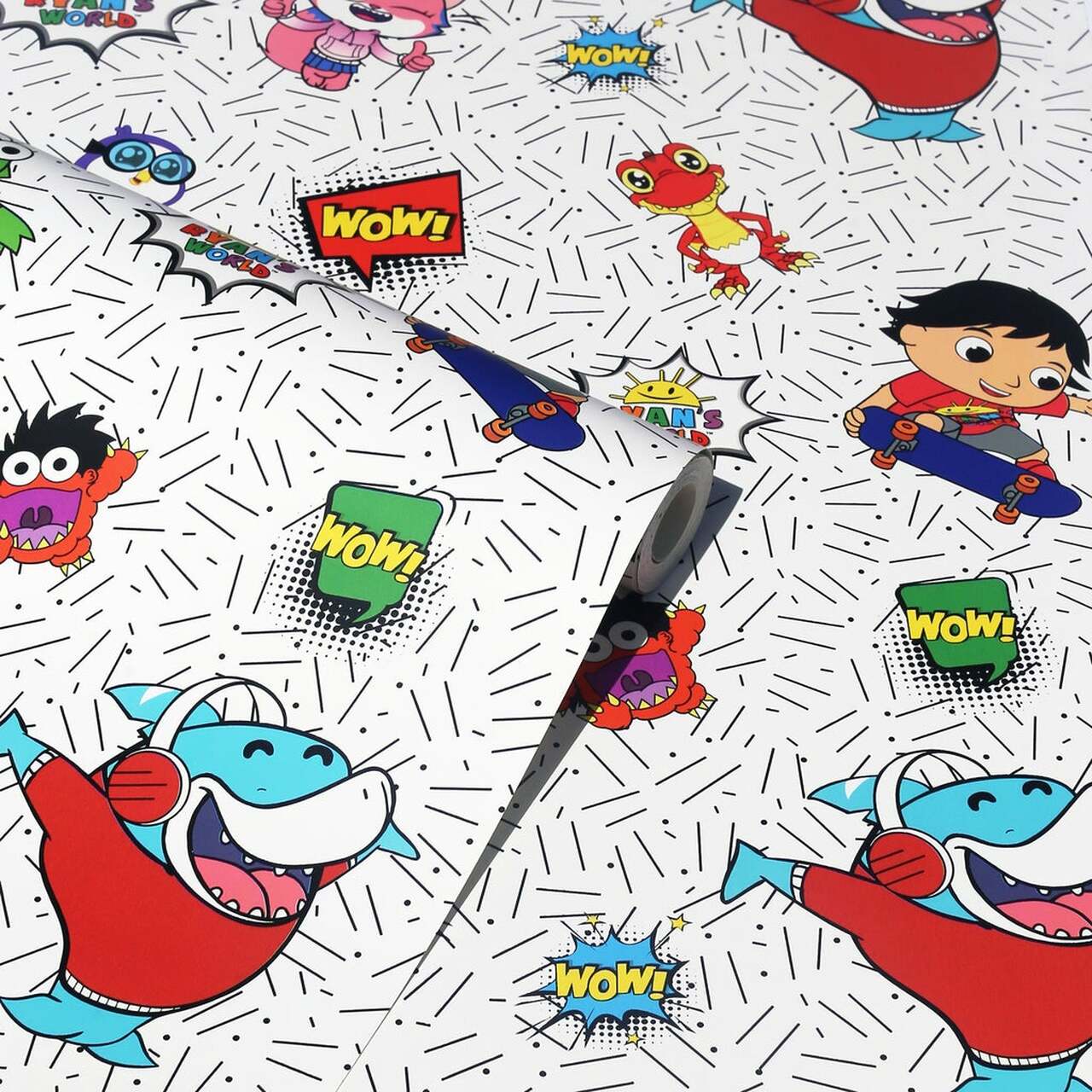 Ryan's World Crew Nursey Room Wallpaper 2 - Multicolor