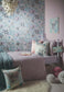 Fairytale Ice Imagine Fun Nursey Room Wallpaper - Blue