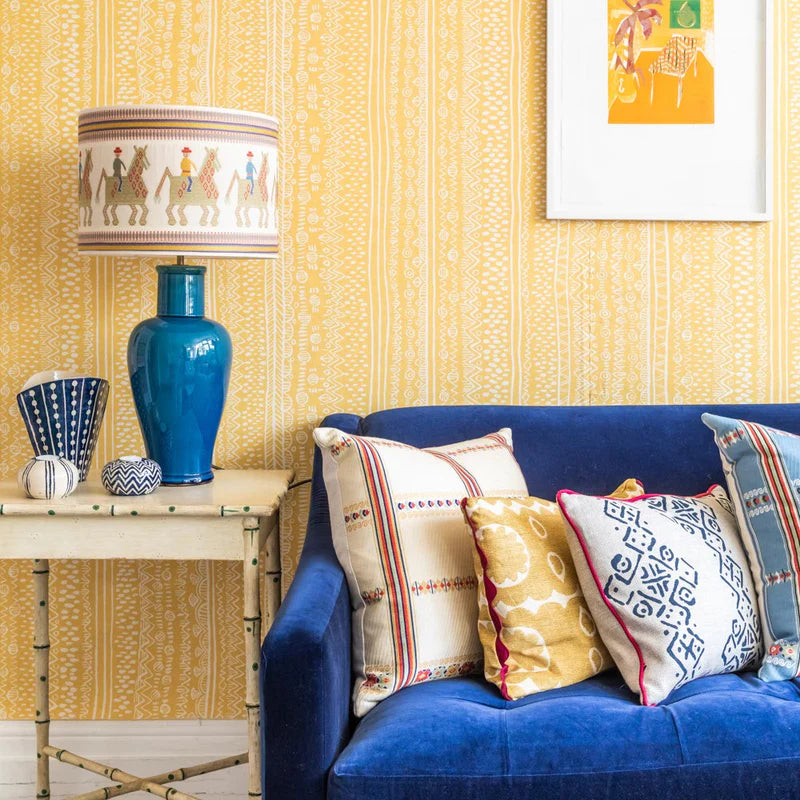 KIRBY Ochre Room Wallpaper