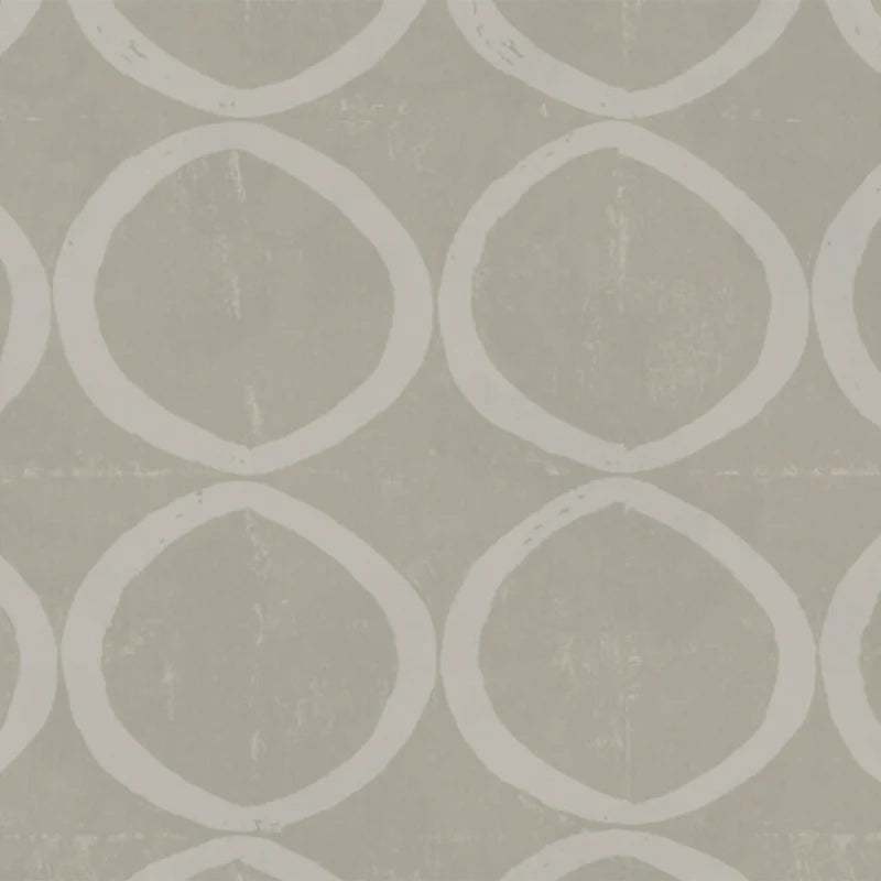 CIRCLES Pale Taupe Wallpaper