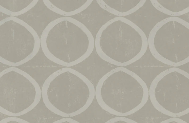 CIRCLES Pale Taupe Wallpaper