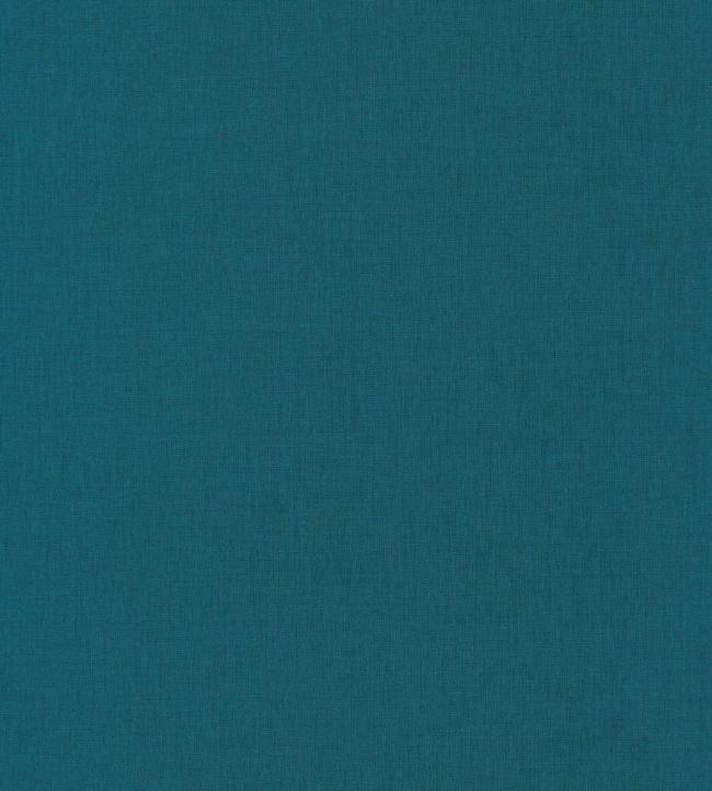 Linen Uni Wallpaper - Blue