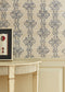 MALI GRASSCLOTH Indigo Room Wallpaper