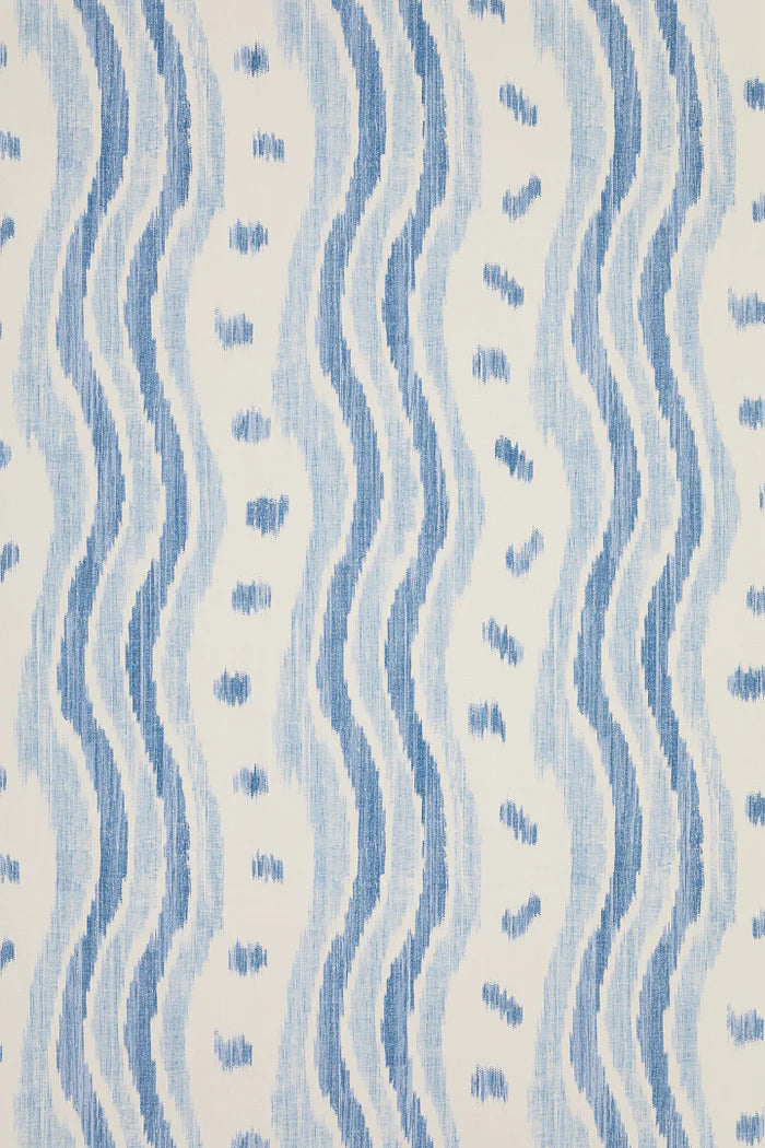 IKAT STRIPE Azure Wallpaper