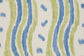 IKAT STRIPE Blue Lime Wallpaper