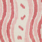 IKAT STRIPE Coral  Wallpaper