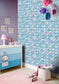 Mermazing Scales Nursey Room Wallpaper 3 - Blue