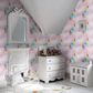 Pretty as a Princess Nursey Room Wallpaper 10 - Pink