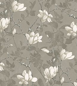 Lilly Tree Wallpaper - Gray