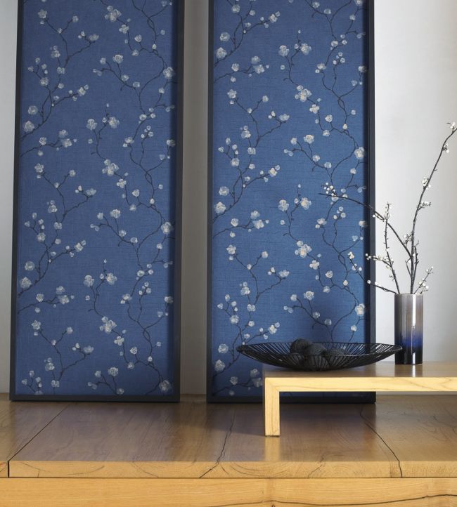 Hanami Room Wallpaper - Blue