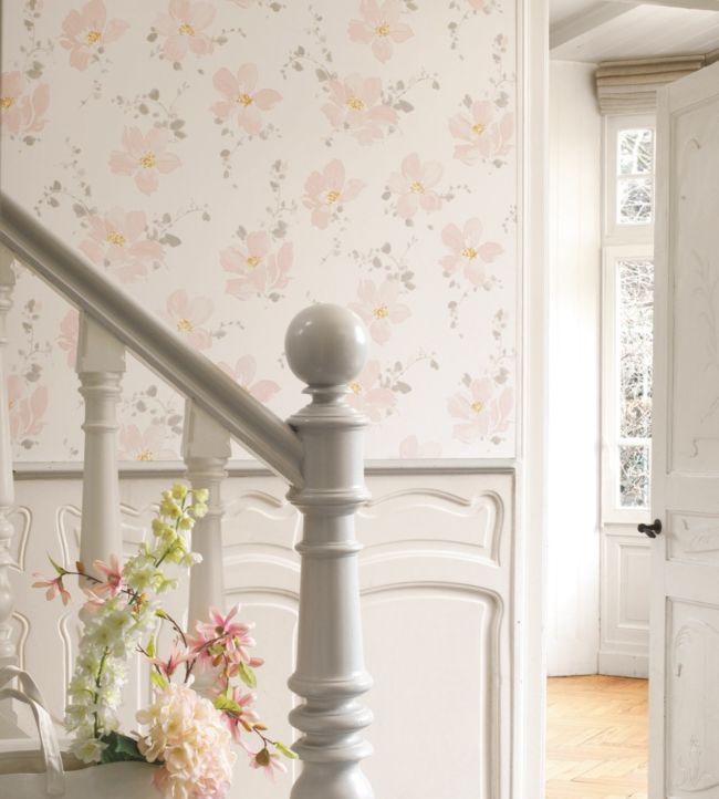 Sabatini Room Wallpaper - Pink